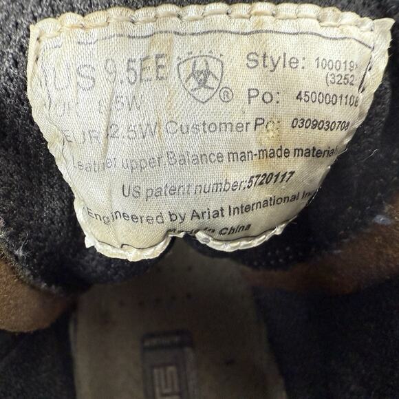 Ariat Heritage Lacer Kilte Roper Boot Men Size 9.5 EE WIDE Brown Leather Packer - Picture 11 of 12